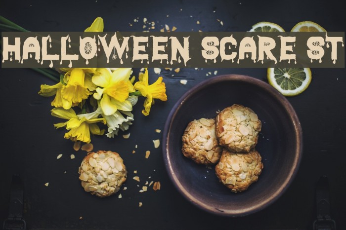 Halloween Scare St Schriftart examples