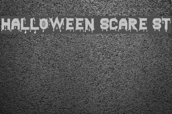 Halloween Scare St Schriftart examples