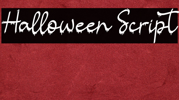 Halloween Script Example 1