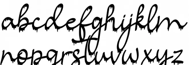 Halloween Script Fuentes MINÚSCULAS