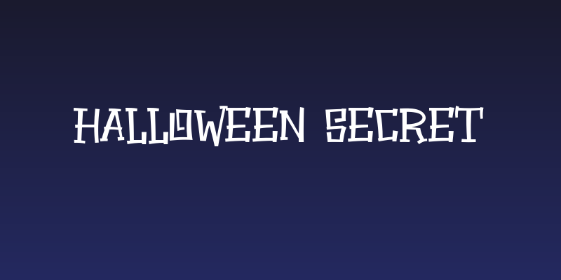 Halloween Secret Social Header