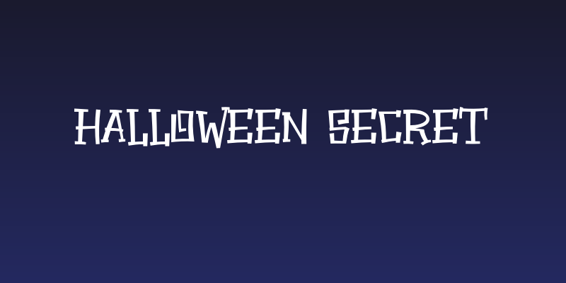 Halloween Secret Social Header
