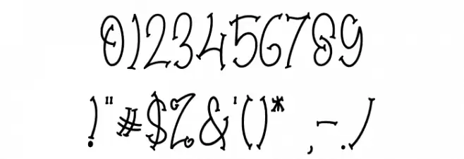 Halloween Skull Font OTHER CHARS