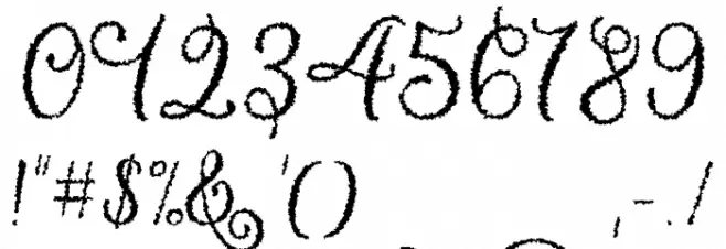 Halloween Sparkle フォント その他の文字