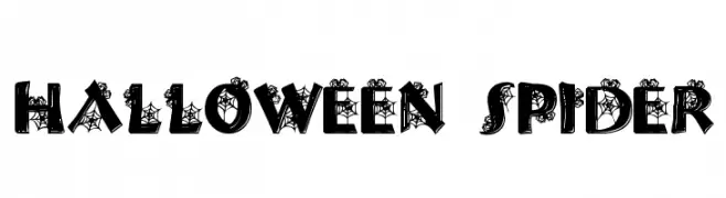 Halloween Spider  Descarca Fonturi Gratis
