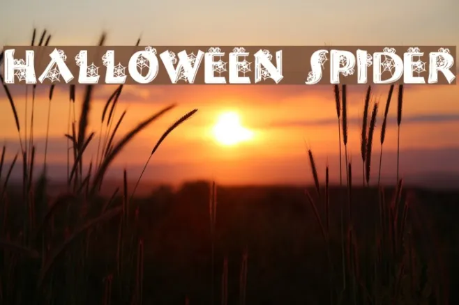 Halloween Spider Example 1