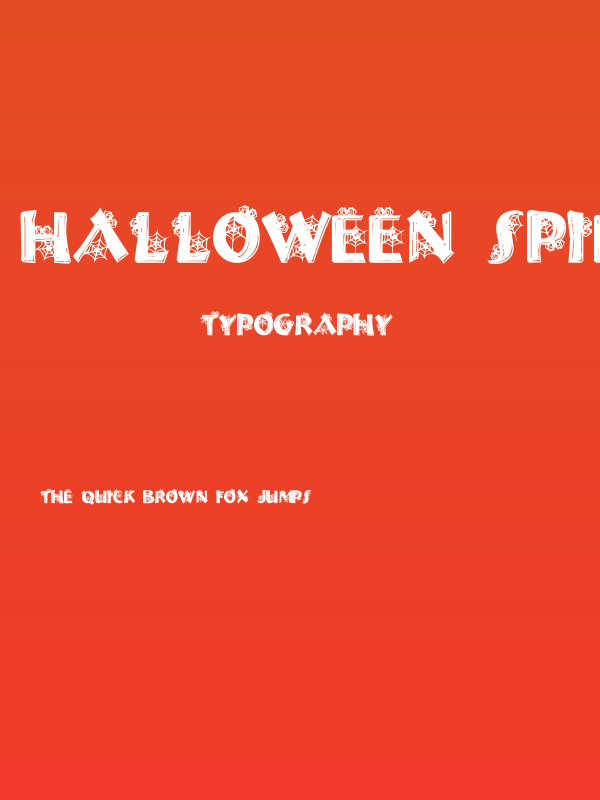 Halloween Spider Poster