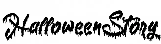 Halloween Story  Frei Schriftart Herunterladen
