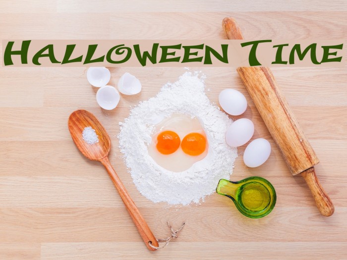 Halloween Time Font examples
