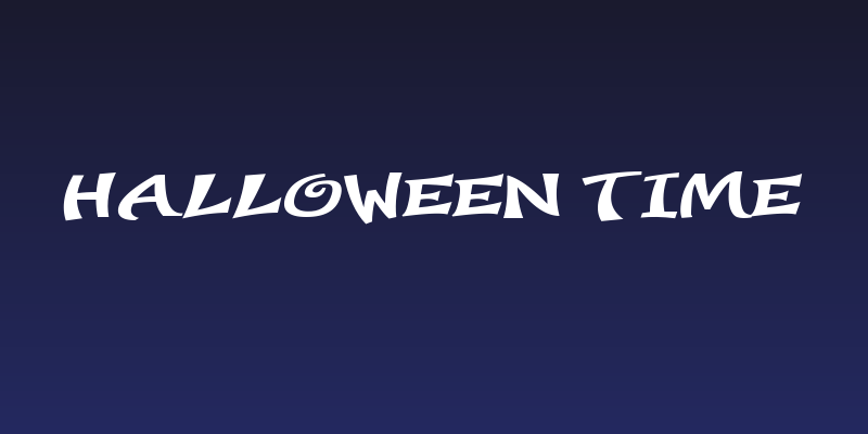 Halloween Time Social Header