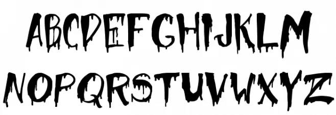 Halloween Too Schriftart Kleinbuchstaben