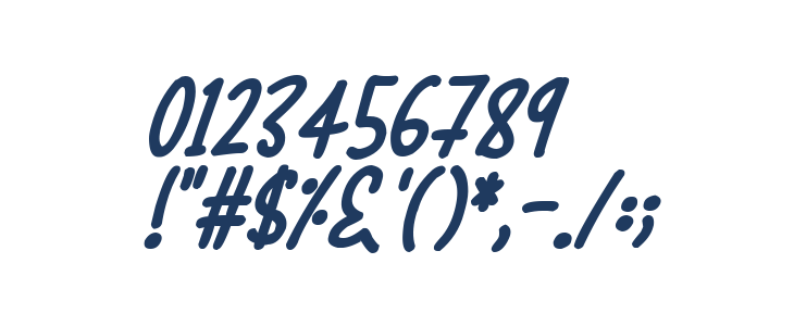 Halloween Treats Italic Other Characters