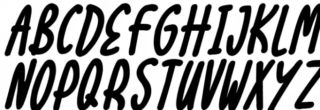Halloween Treats Italic Fonte MAIÚSCULAS