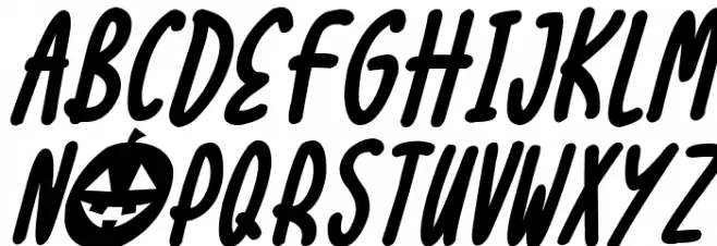 Halloween Treats Italic Fuentes MINÚSCULAS