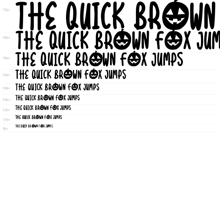 Halloween Treats Waterfall