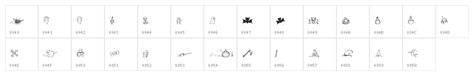 Halloween Trick Character Map