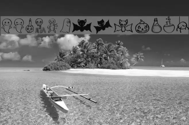 Halloween Trick Font examples