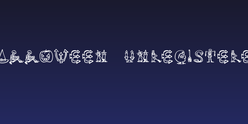 Halloween Unregistered Social Header