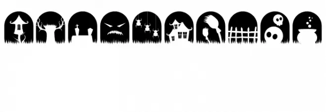 Halloween Vibes Font OTHER CHARS
