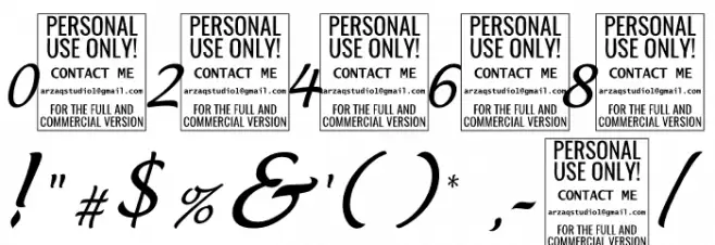 Halloween Witches Script Font OTHER CHARS