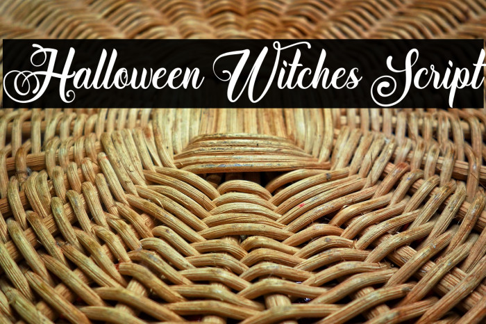 Halloween Witches Script Example 1