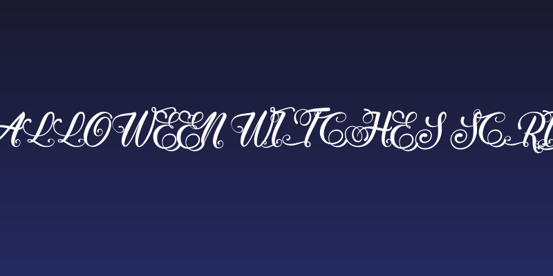 Halloween Witches Script Social Header