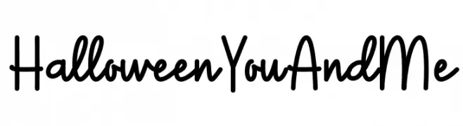 Halloween You And Me Caratteri