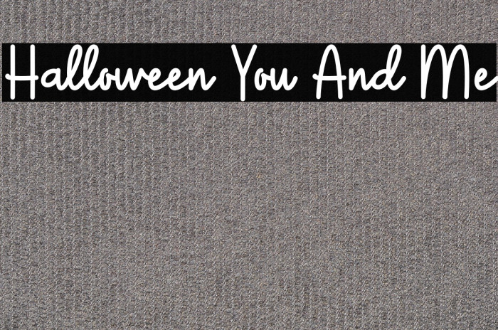 Halloween You And Me Example 2