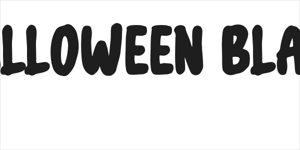 Halloween black Logo
