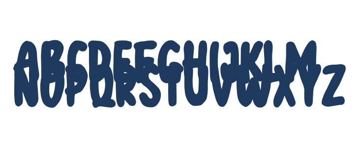 Halloween black Lowercase
