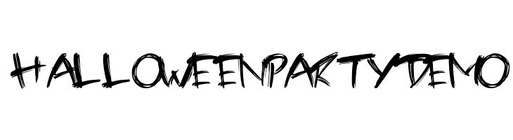 Halloween party demo  لخطوط تنزيل