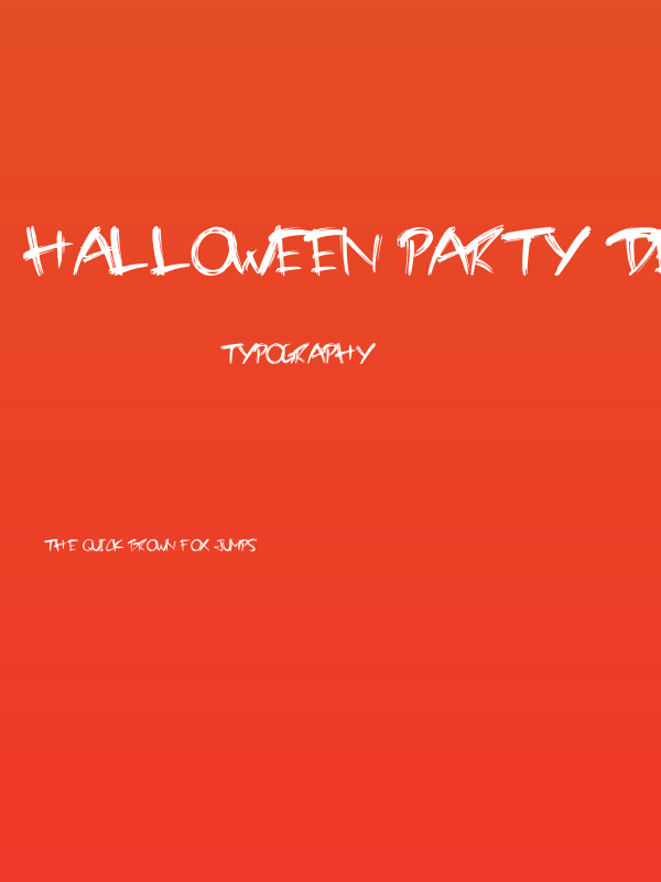 Halloween party demo Poster