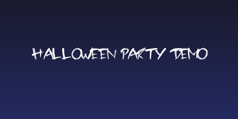 Halloween party demo Social Header