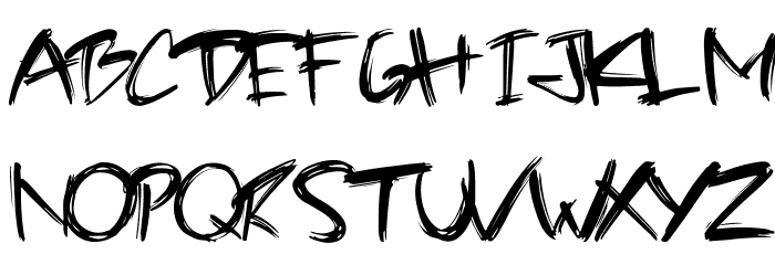 Halloween party demo Font LOWERCASE