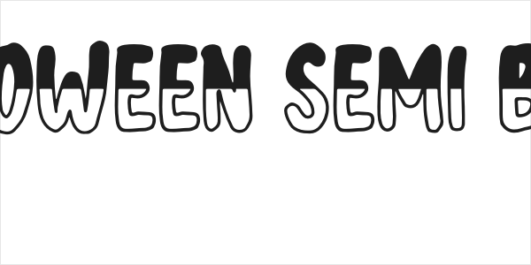 Halloween semi black Logo