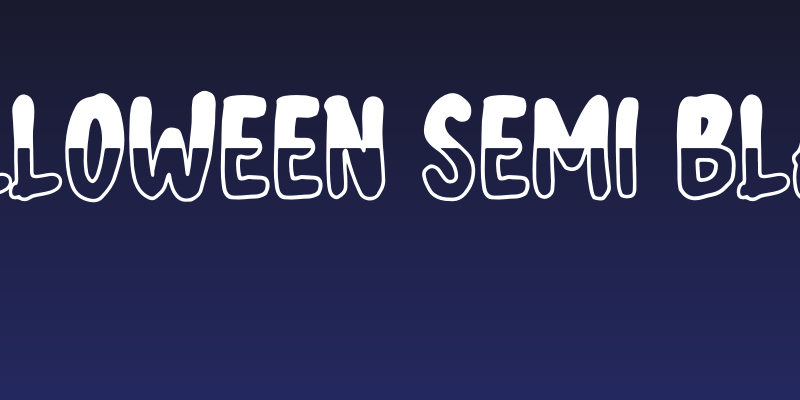 Halloween semi black Social Header