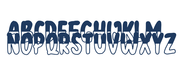 Halloween semi black Lowercase