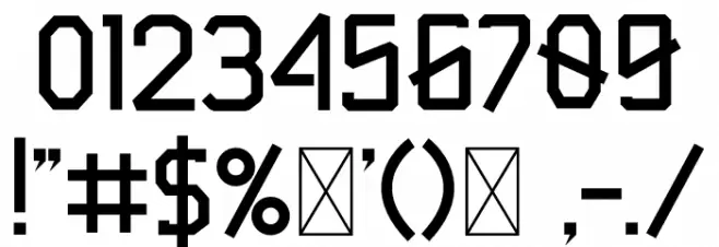 Halloween Font OTHER CHARS