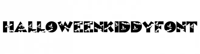 HalloweenKiddyFont  フリーフォントのダウンロード