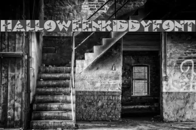 HalloweenKiddyFont Schriftart examples