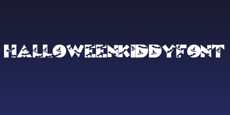 HalloweenKiddyFont Social Header