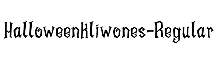 HalloweenKliwones-Regular  Descarca Fonturi Gratis