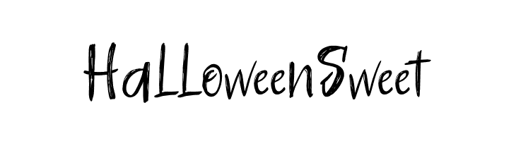 HalloweenSweet  Frei Schriftart Herunterladen