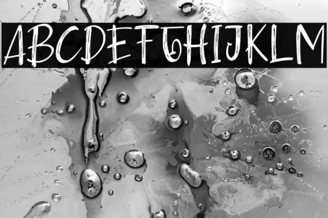 HalloweenSweet Font examples