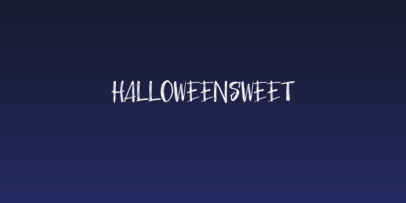 HalloweenSweet Social Header