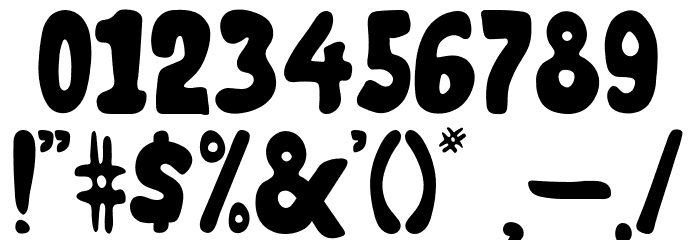 Halloweendy Font OTHER CHARS