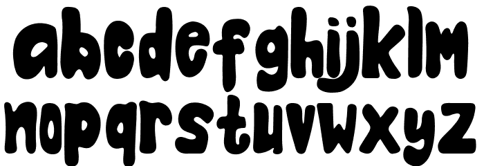 Halloweendy Font LOWERCASE