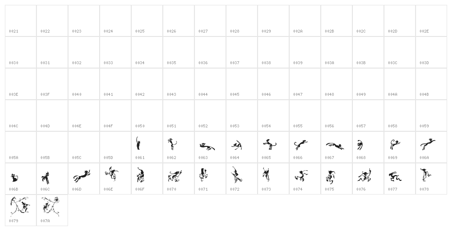 Halloweenies Demo Character Map