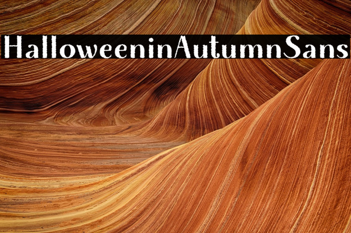HalloweeninAutumnSans Example 3