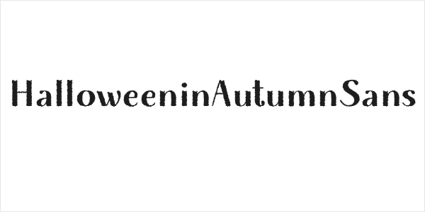 HalloweeninAutumnSans Logo